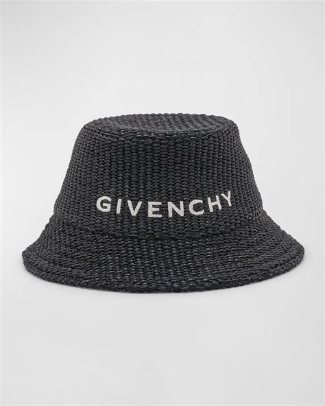 Givenchy Woven Raffia Bucket Hat 